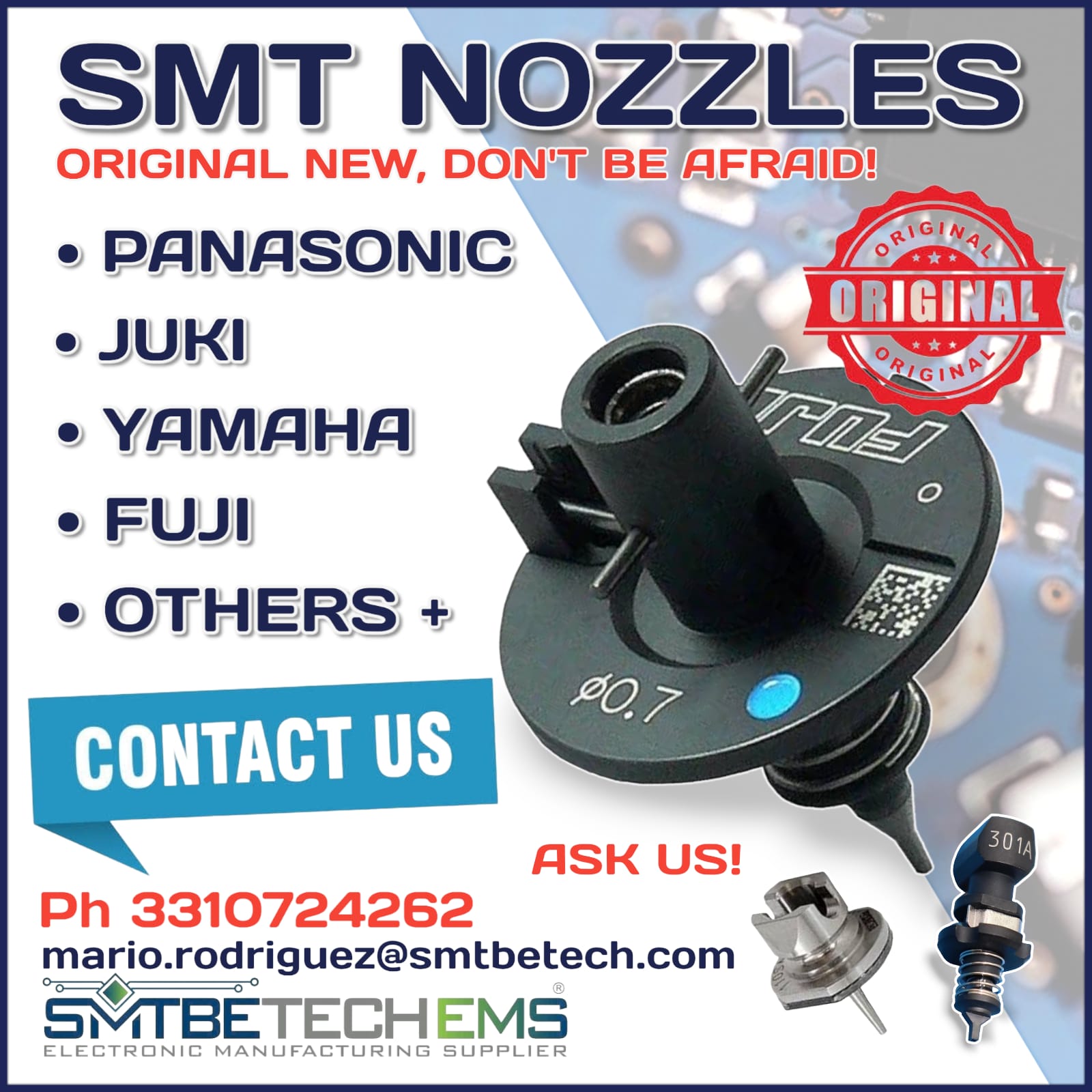 SMT Nozzles SMTBETECH EMS 2